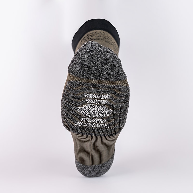 Alternative view of MTB socks - Bronze/Black