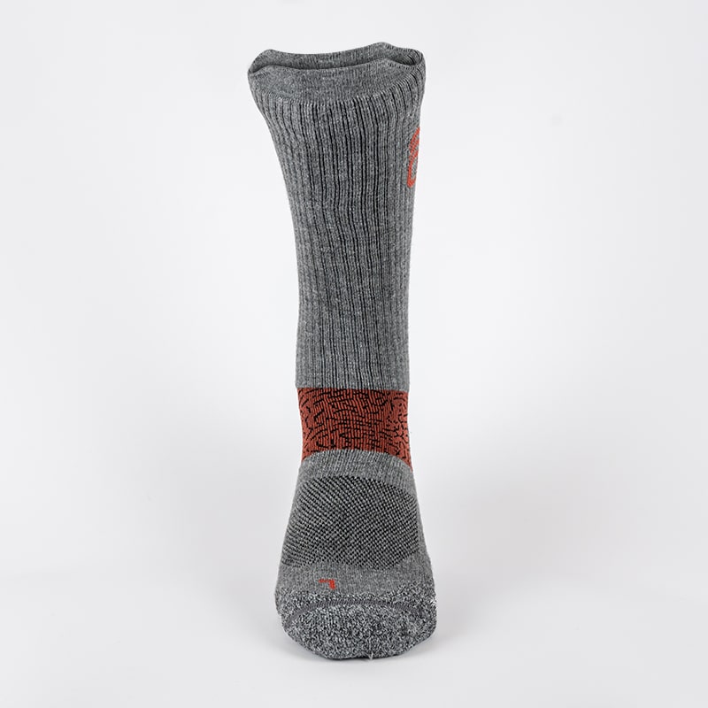 Alternative view of Hiking socks - Gray/Red